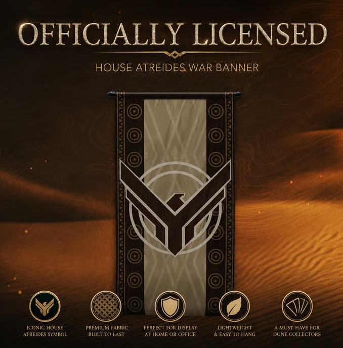 Dune - House Atreides War Banner