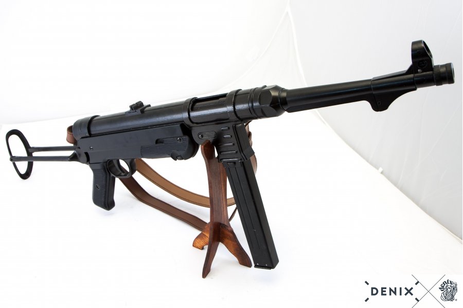 Deutsche MP 40 „Schmeisser“ Gurt aus Metall, mit Bügel, 9 mm, 2.Wk.