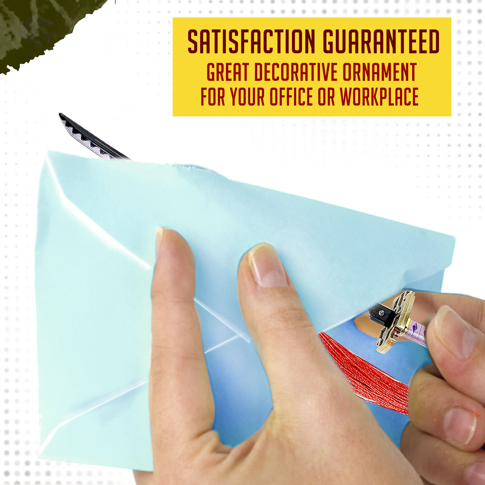 One Piece – Luffy Nidai Kitetsu Sword Letter Opener with Sheath and Stand