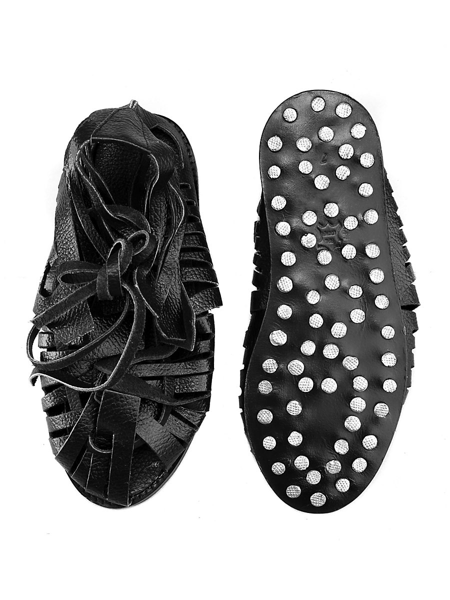 Roman Sandals - Marius (black), Size 45