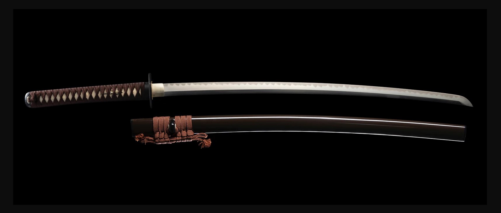 Amourer's Katana, 72,39 cm Klingenlänge, 27,94 cm Grifflänge