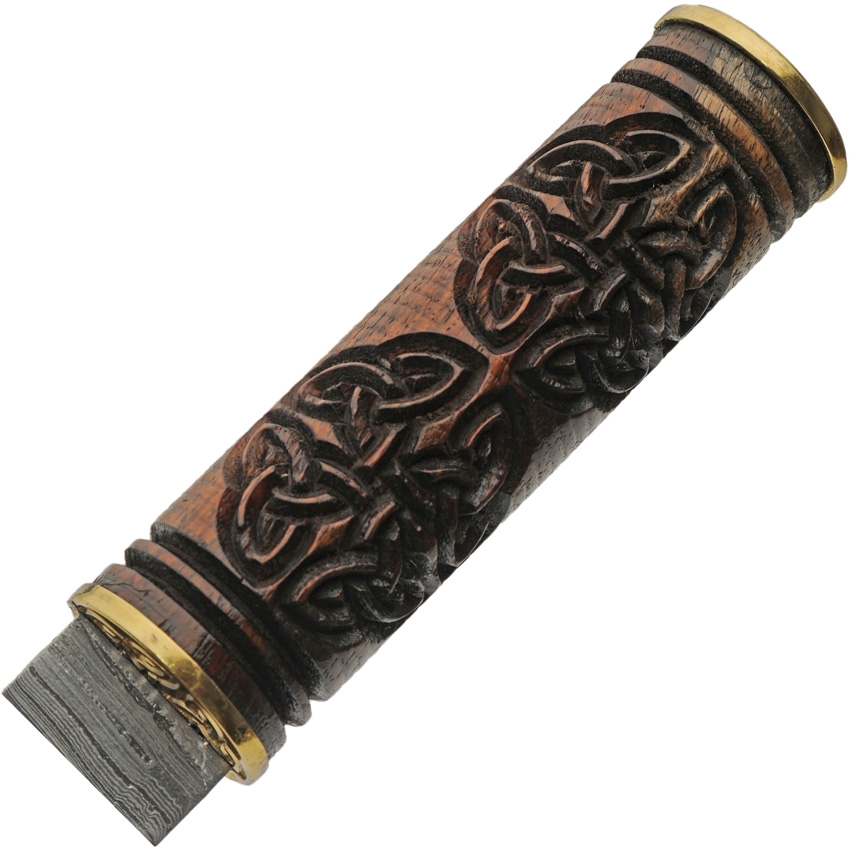Damast Celtic Triquetra Seax