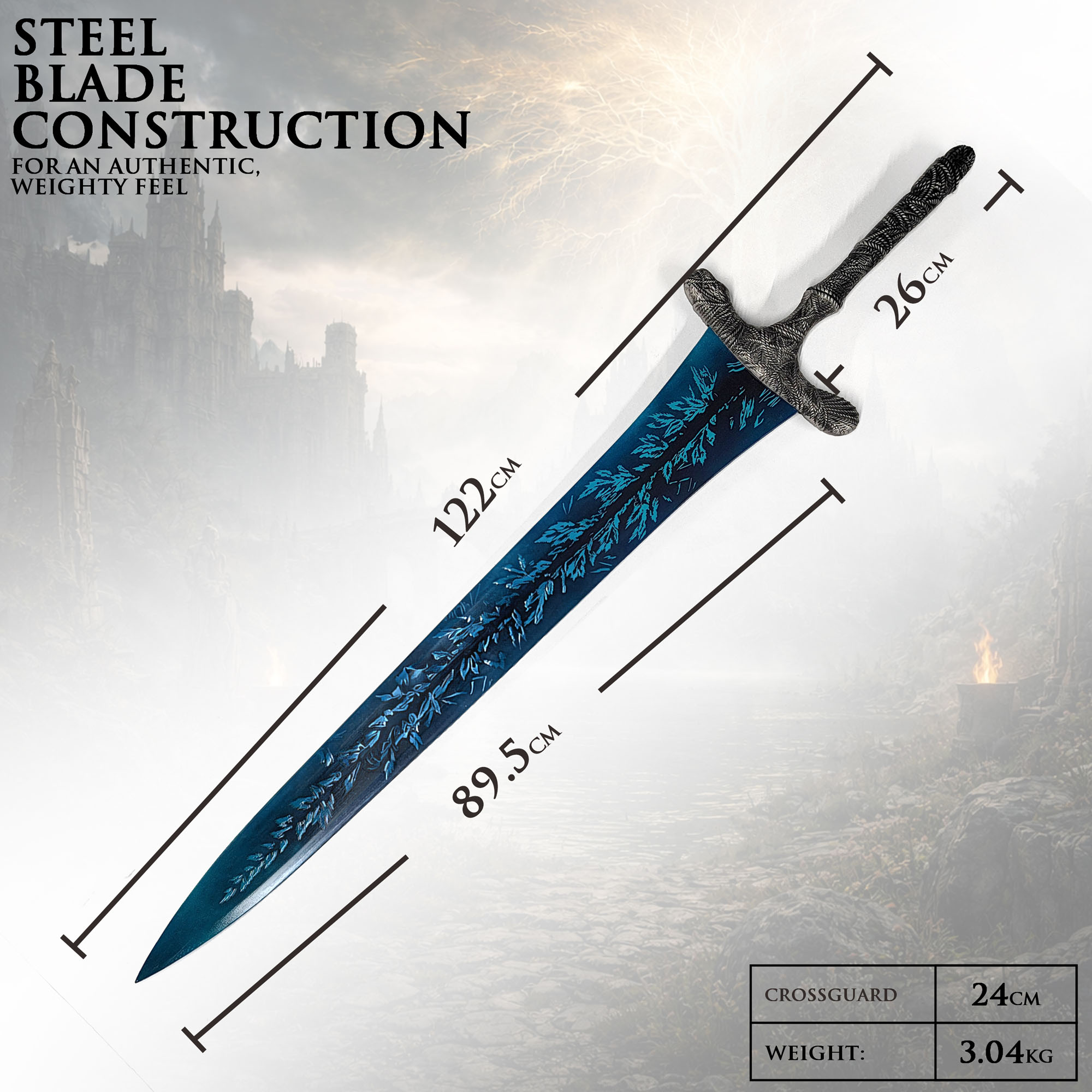 Elden Ring - Dark Moon Großschwert mit Wandtafel