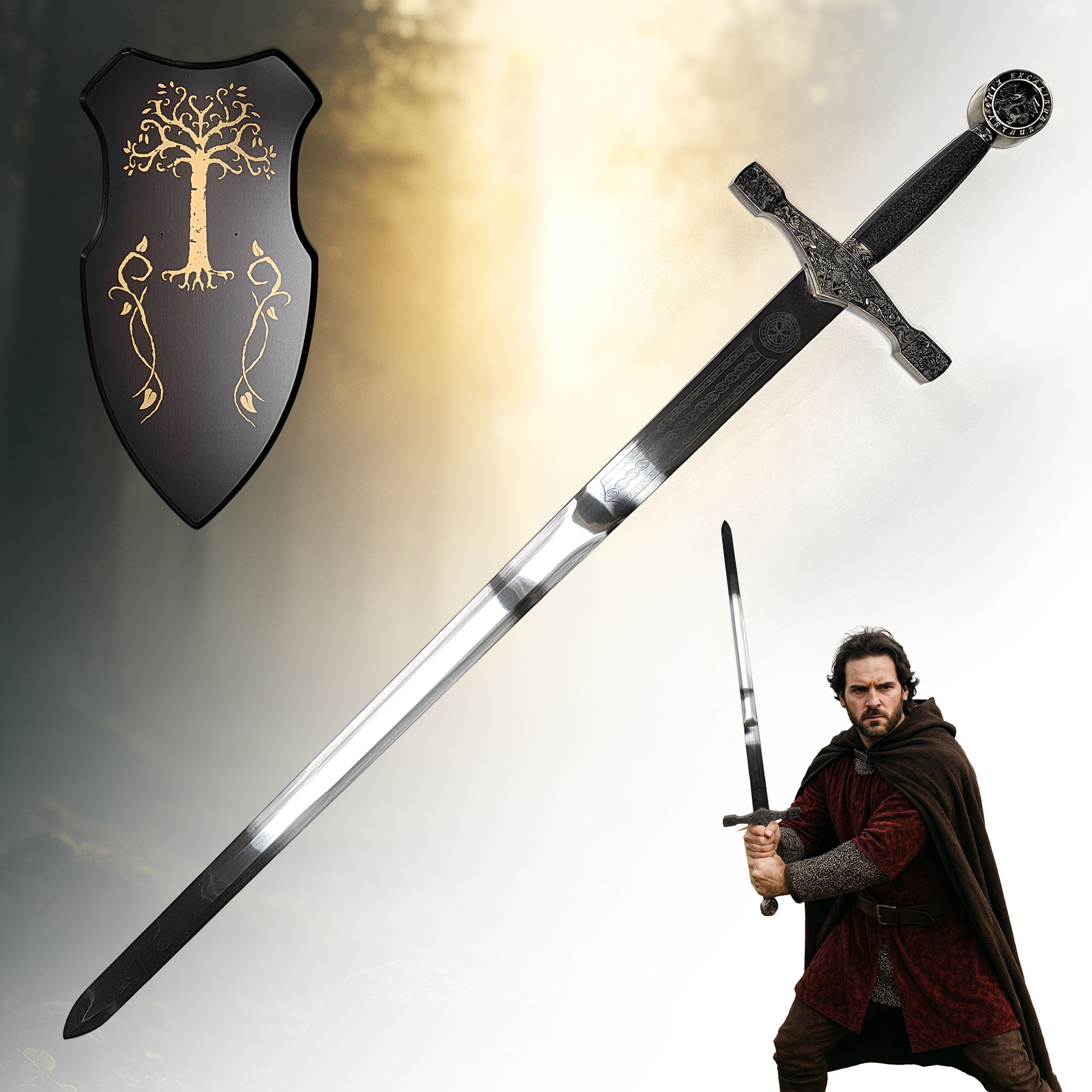 King Arthur's Legendary "Excalibur" Sword – Massive Replica