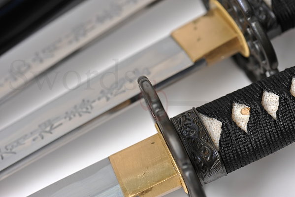 3-teiliges "Der letzte Samurai" Schwert Set handgeschmiedet