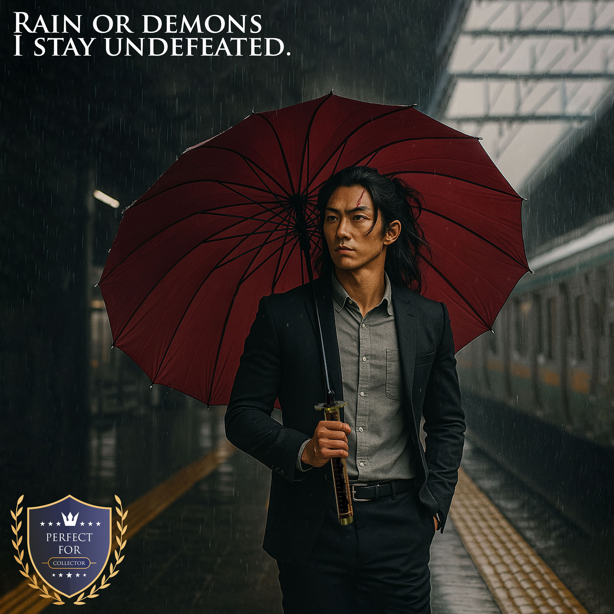 Demon Slayer - Tsugikuni Yoriichi Katana Umbrella
