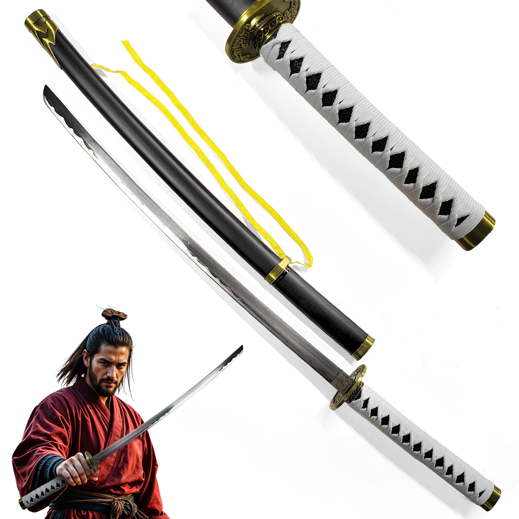 Katana of the Master: Exact Replica of the Samurai Sword with Sheath