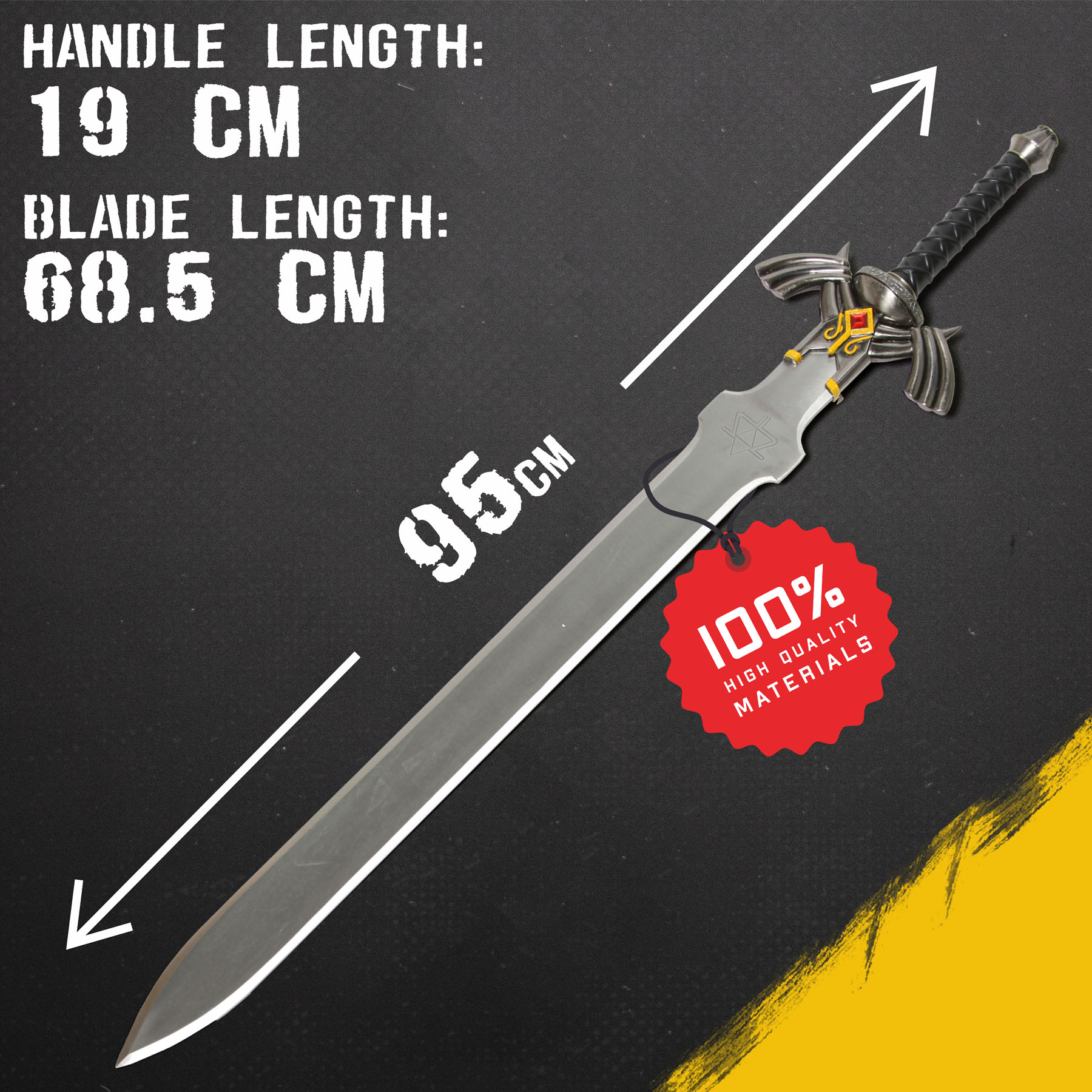 Link Master Schwert Zelda Twilight Princess Schwert mit Tafel