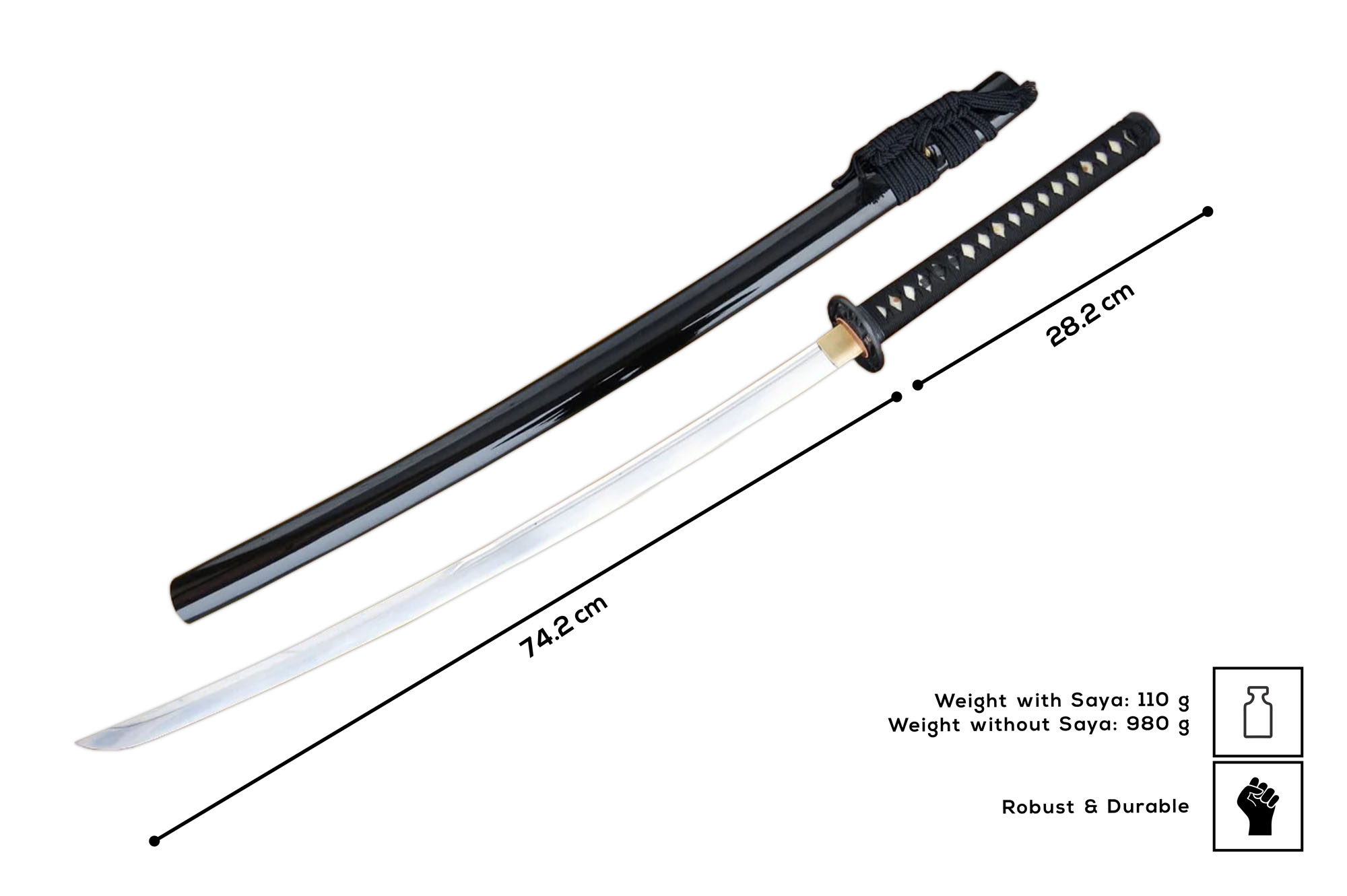 Dragonfly Katana - Unokubi Zukuri