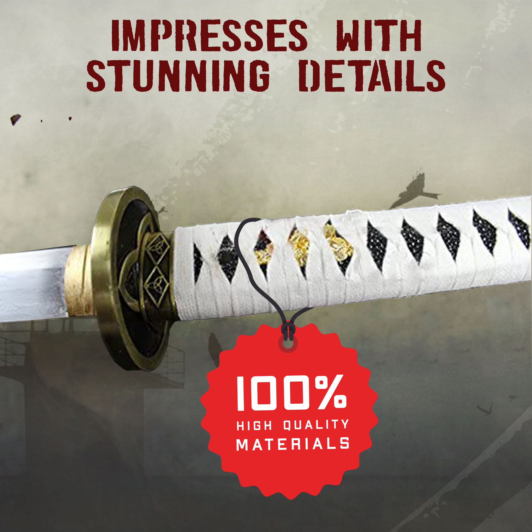 The Walking Dead Katana - handgeschmiedet, gefaltet - Set