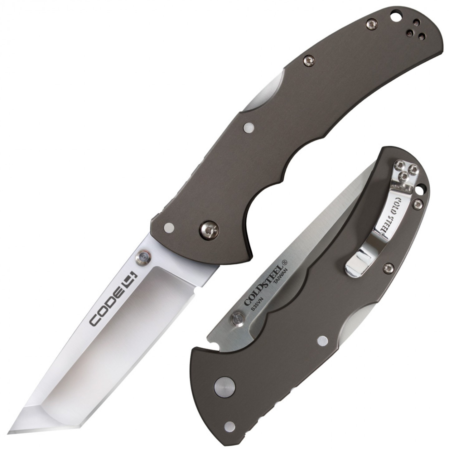 Code 4 Tanto Point Plain (S35VN)