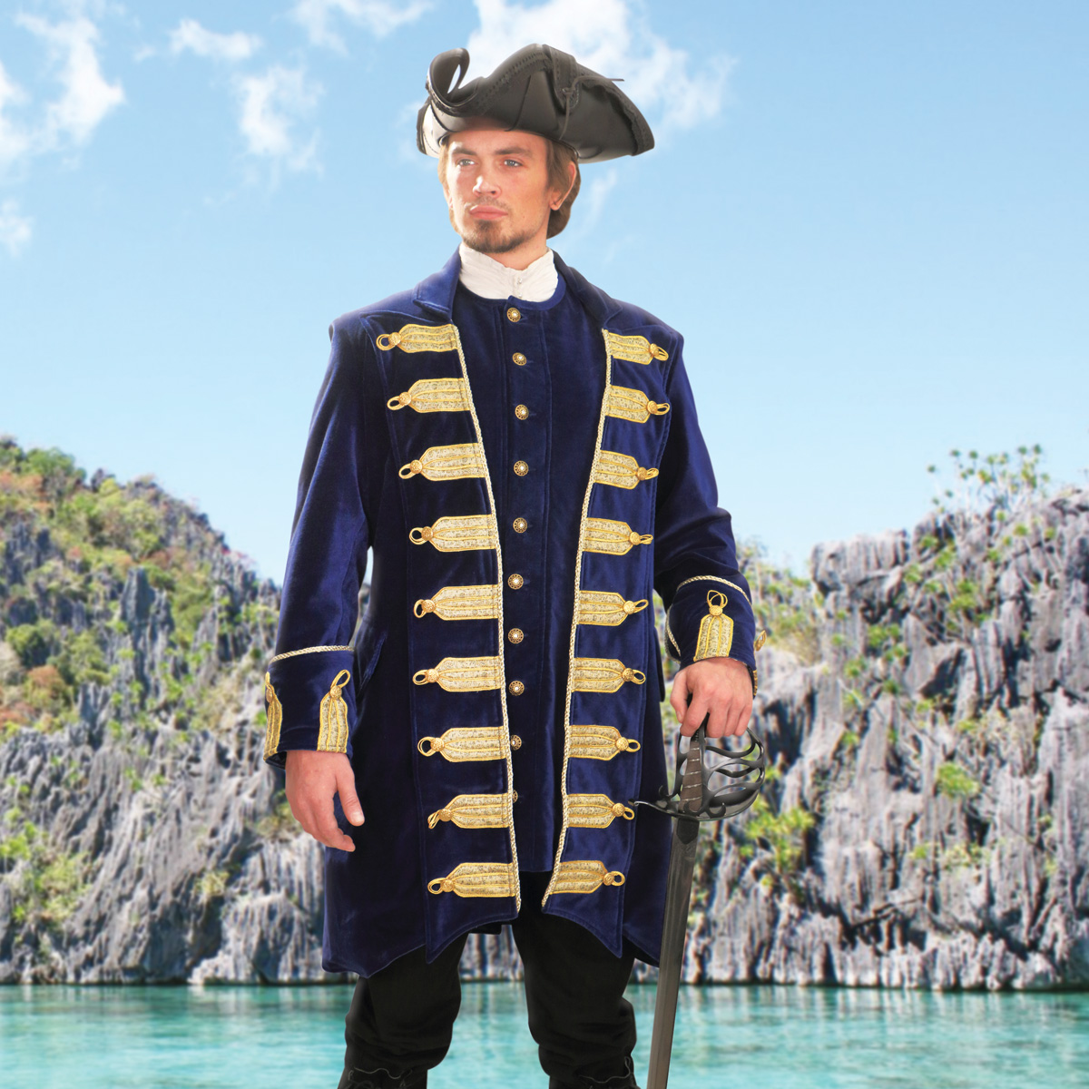 Barbary Coast Pirate Coat, Size M
