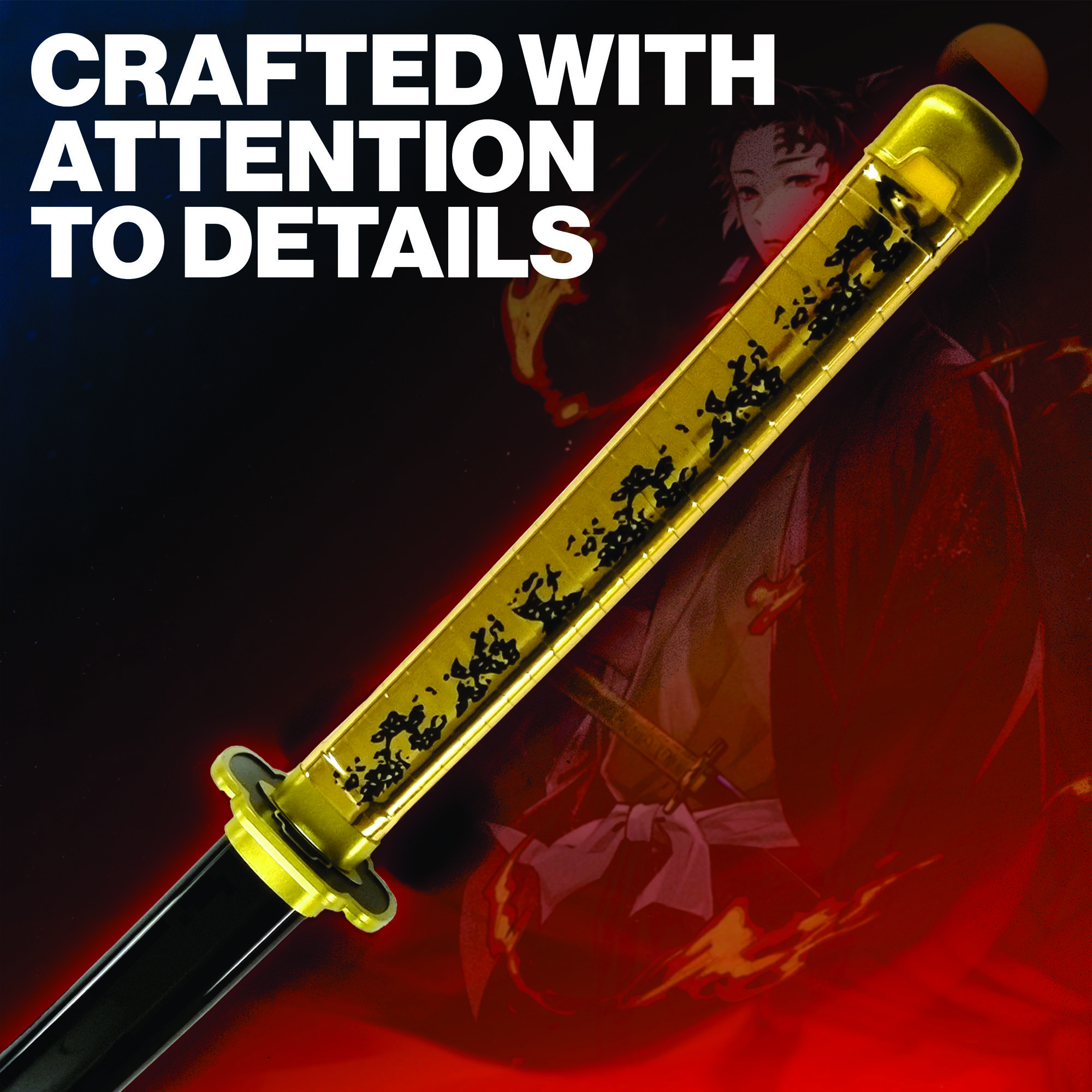 Demon Slayer: Kimetsu no Yaiba - Tsugikuni Yoriichi's Sword, Wooden Version