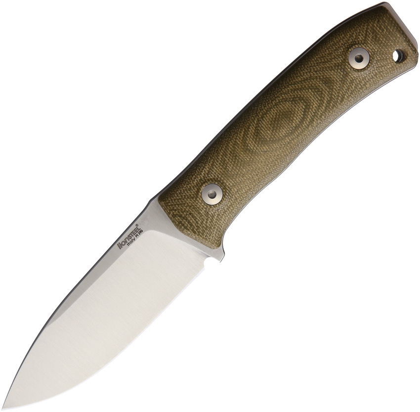 M4, Festgestellte Klinge, Grünes Leinen-Micarta 