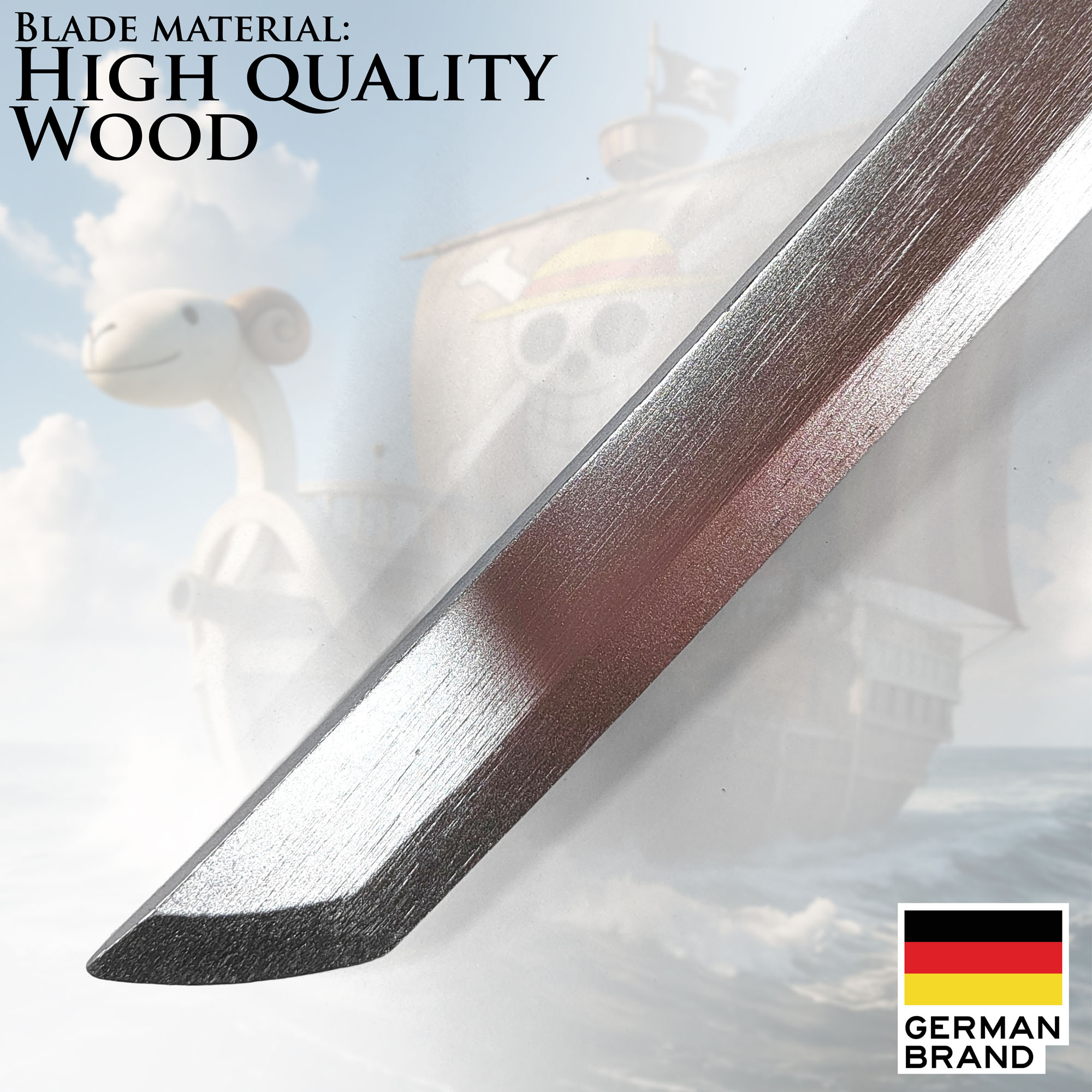 One Piece - Trafalgar Law Sword, Wooden Version