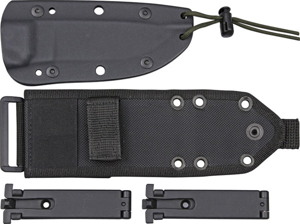 Esee Model 4 Part Serrated with Kydex sheath, MOLLE