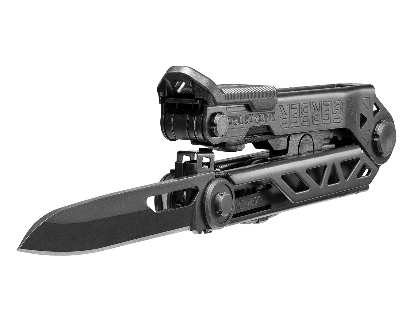 Center-Drive - Schwarz, Bit-Set, Molle-Kompatible Scheide