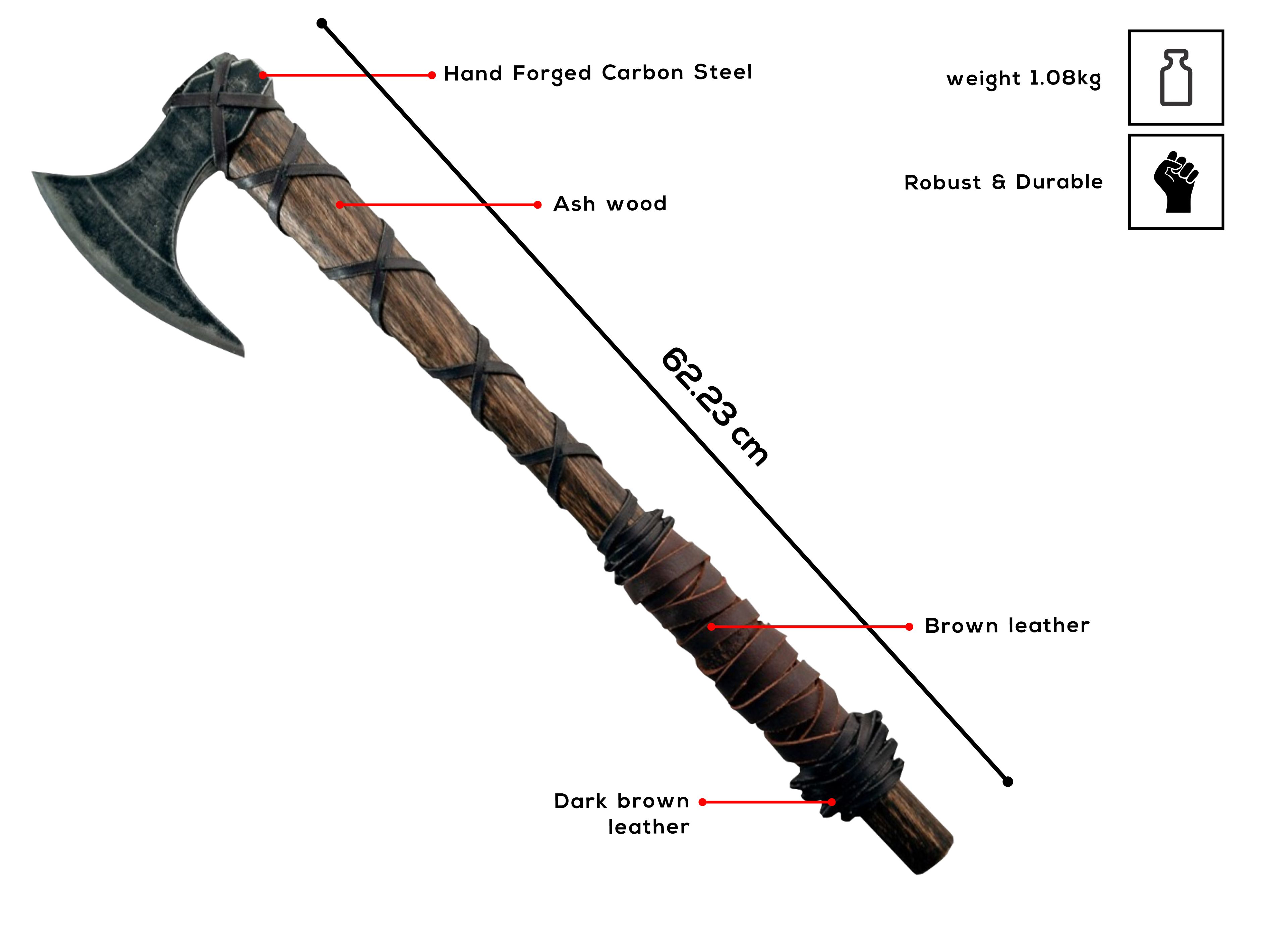 Vikings - Axt von Ragnar Lothbrok - Handgeschmiedet Vikings - Axt von Ragnar Lothbrok - Handgeschmiedet