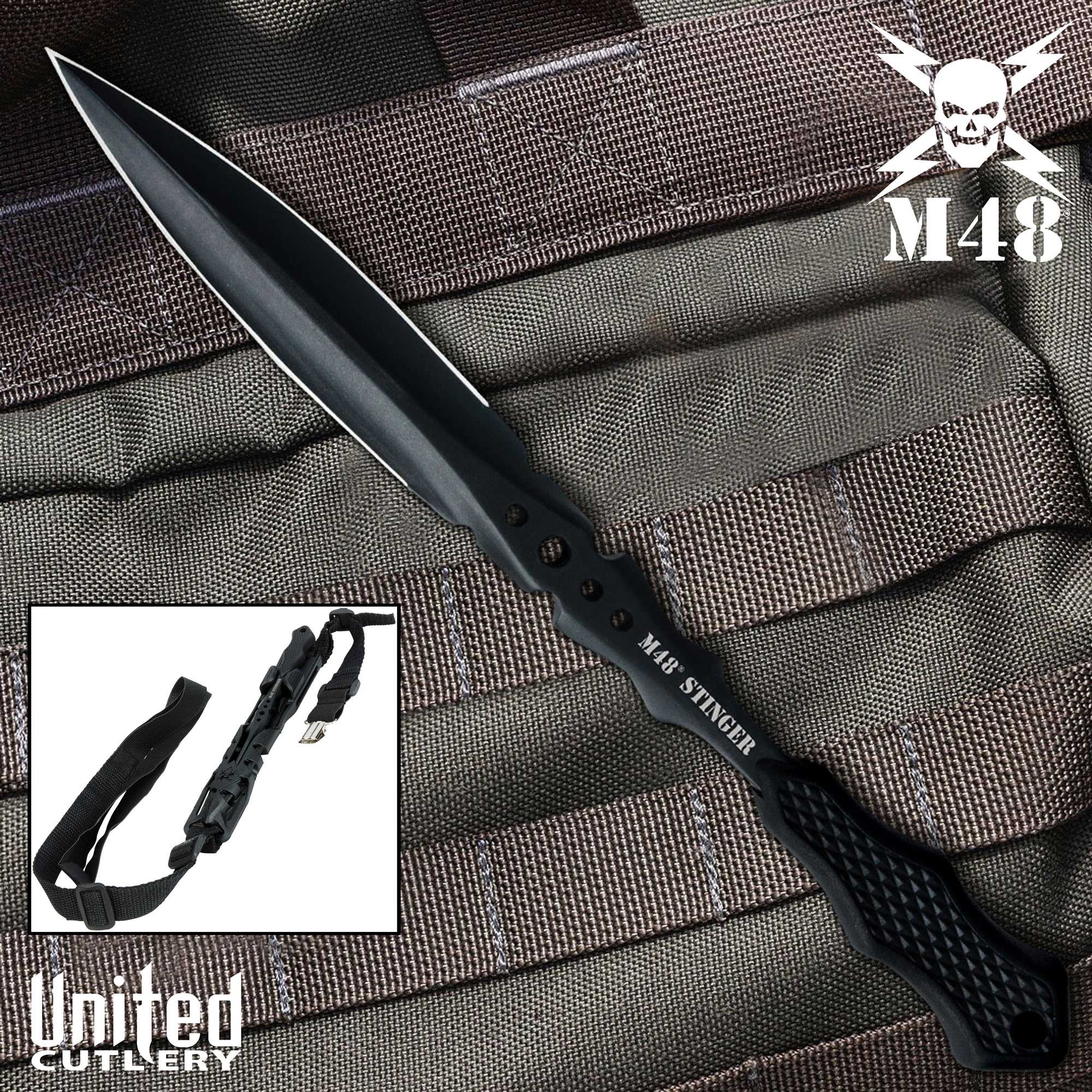 M48 Stinger Black with Harness Sheath