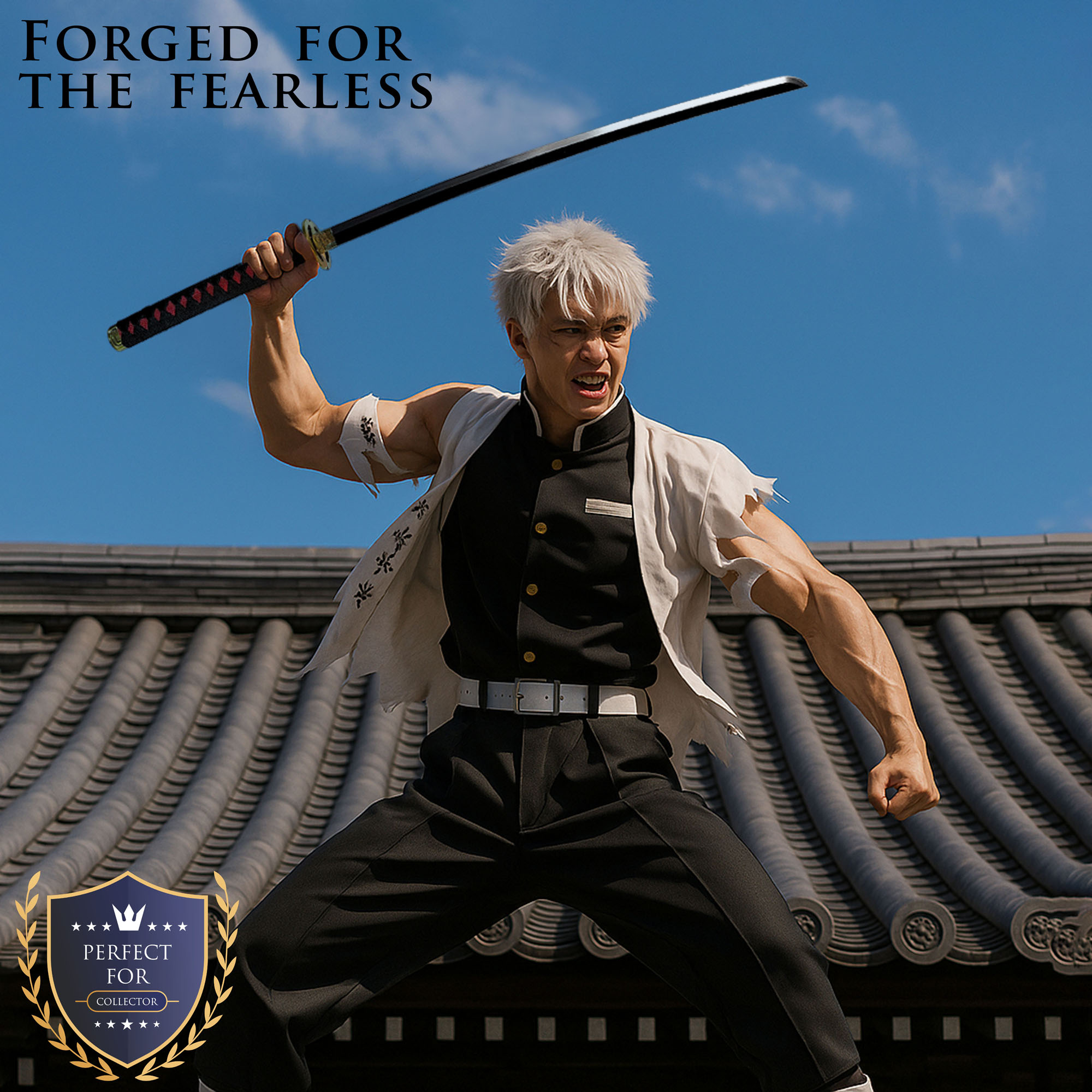 Demon Slayer - Shinazugawa Genya Sword with Sheath
