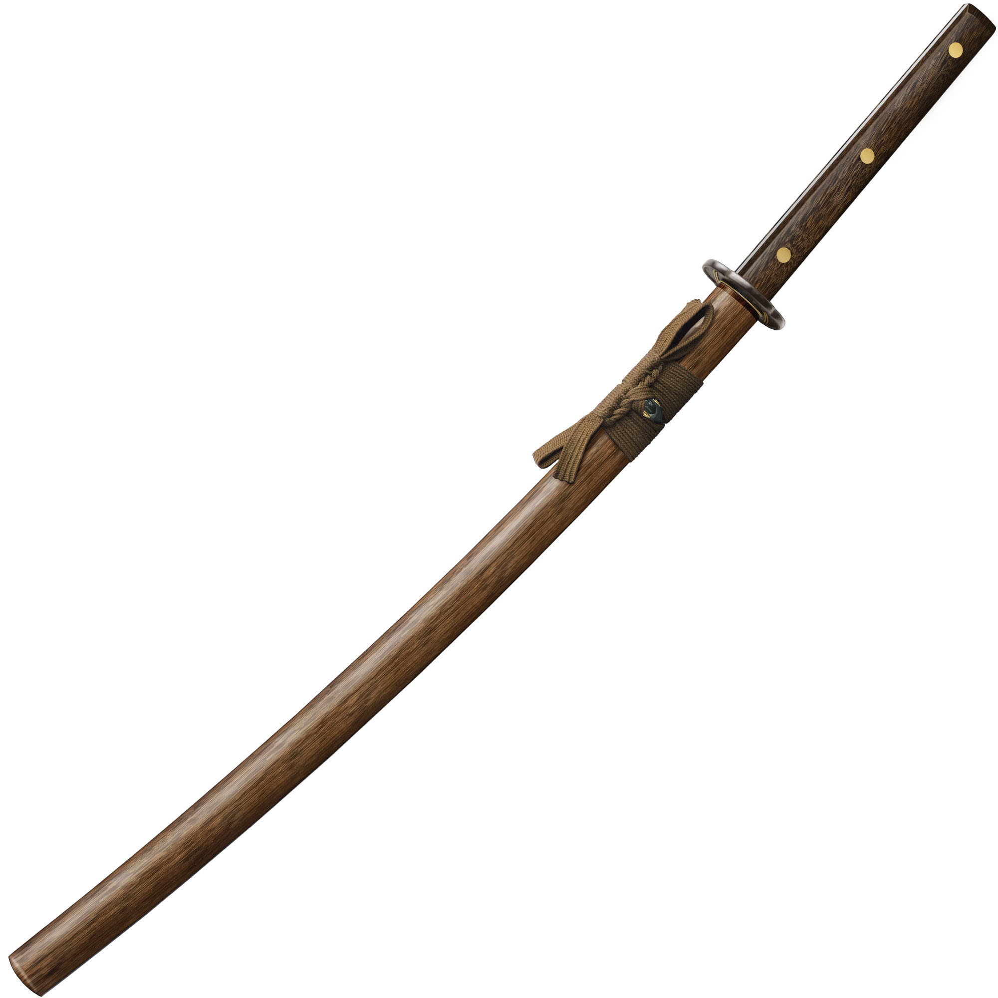 Shikoto Tigerwood Katana mit Scheide