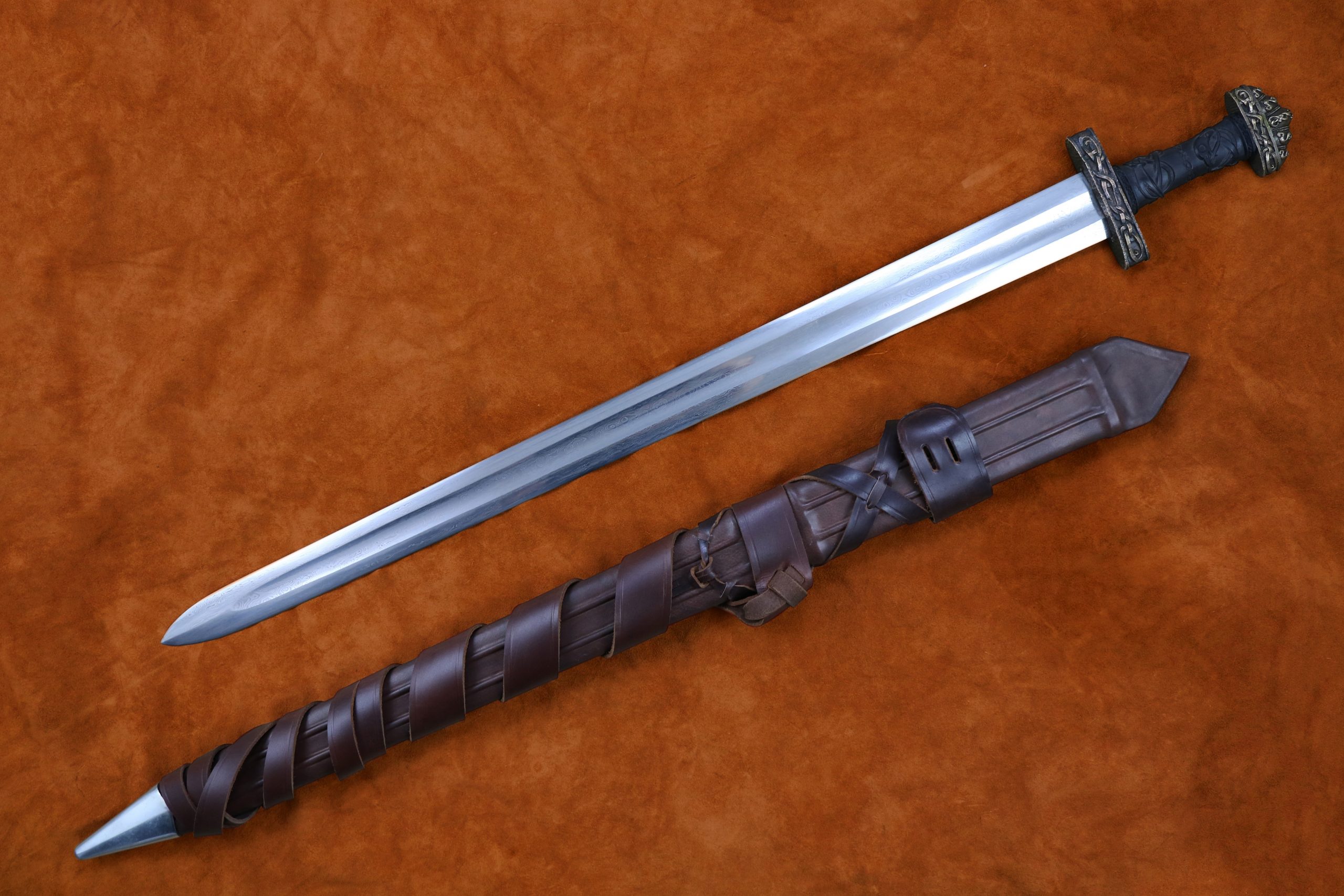 Oslo Sword, Folded Steel Blade