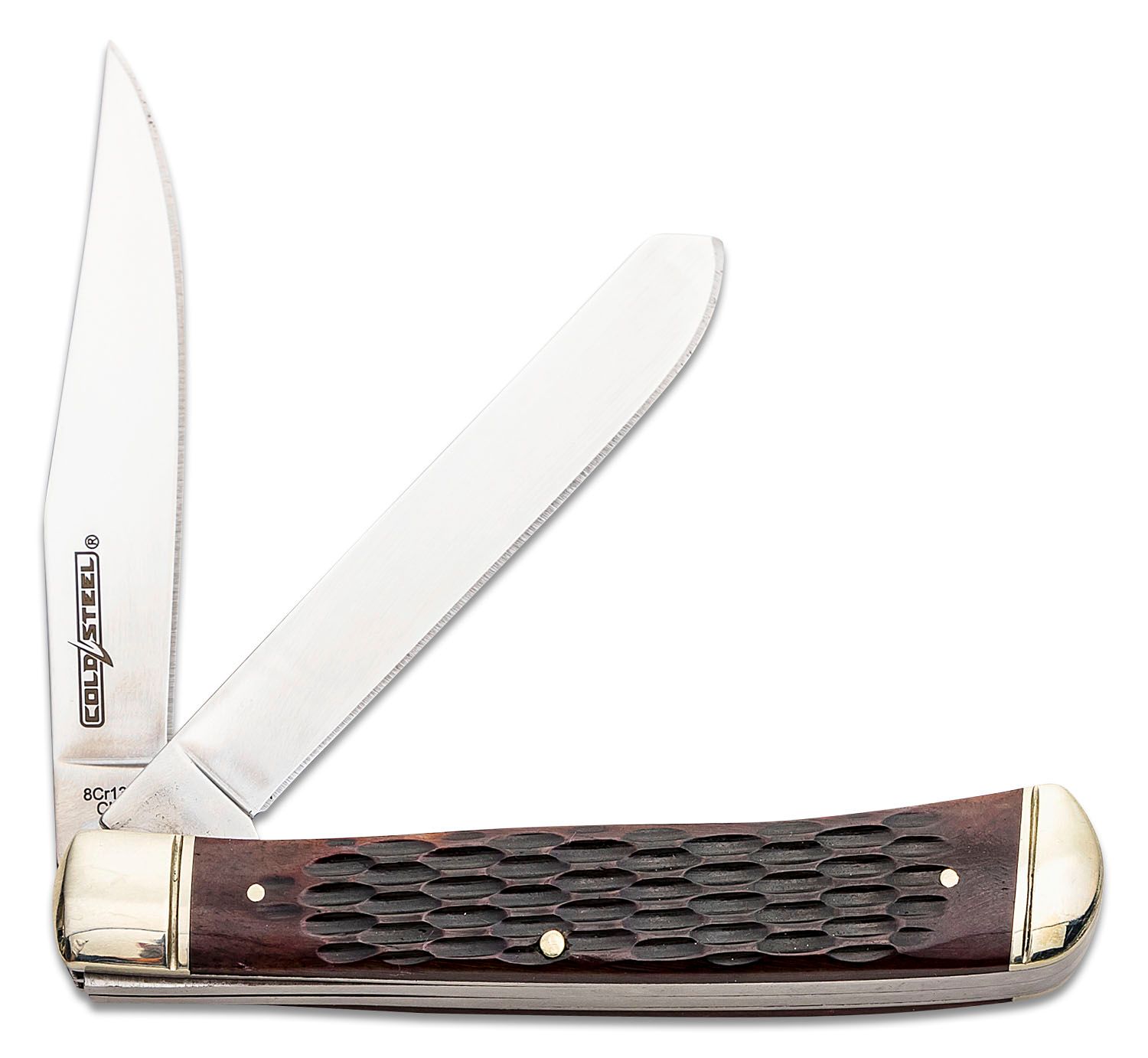 Trapper Folding Knife, Jigged Bone Handles