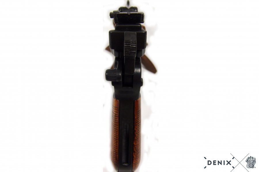 Mauser (pistol) black C 96 with wooden handle