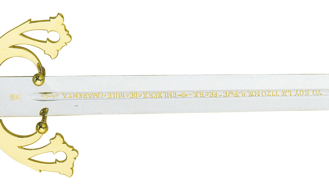Tizona Cid Schwert, Gold, 100 cm 
