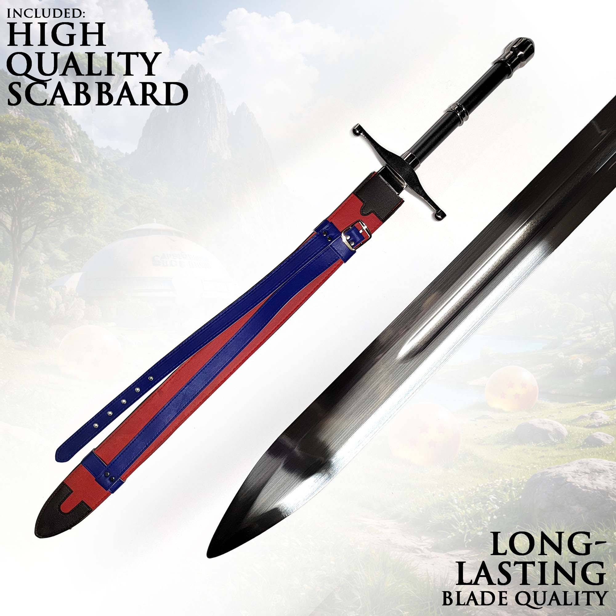 Dragon Ball Z: Future Trunks' Sword with Wearable Scabbard