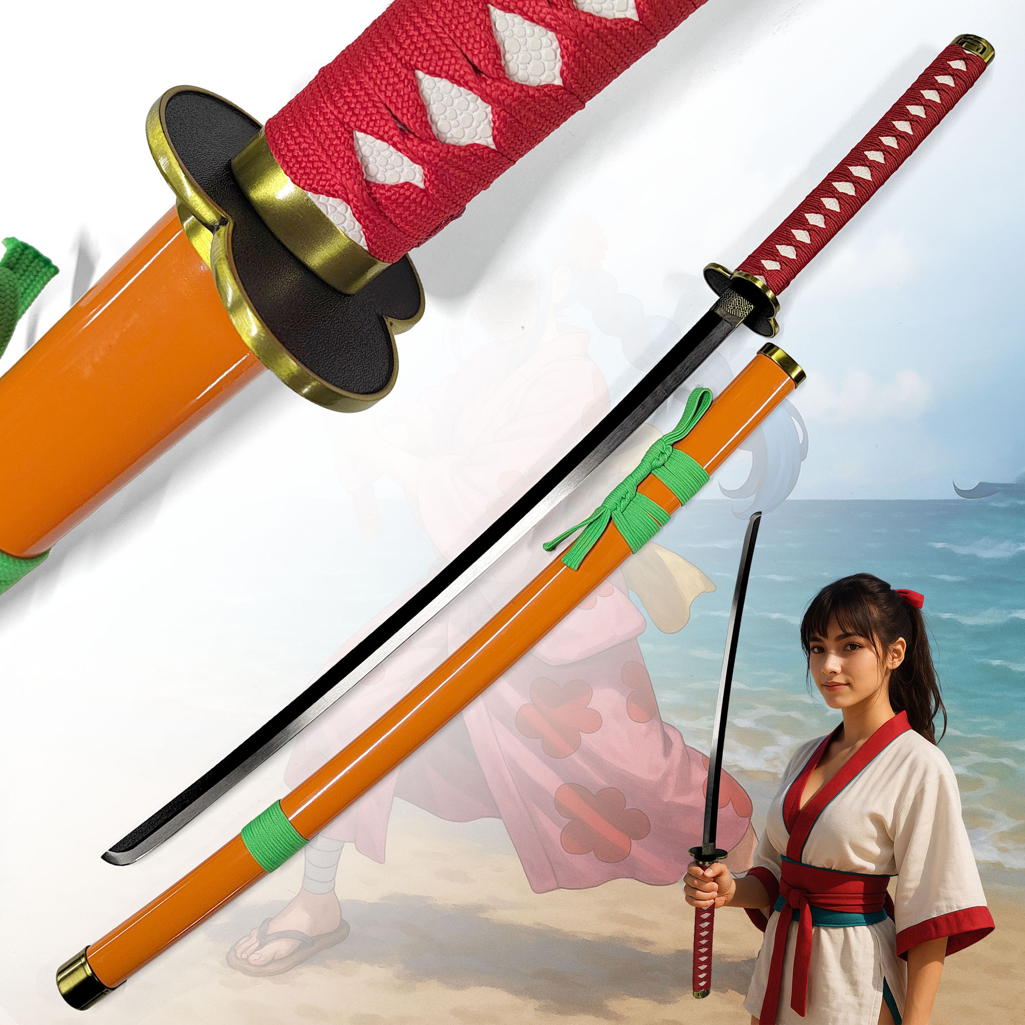One Piece - Kikunojo's Schwert mit Scheide One Piece - Kikunojo's Schwert mit Scheide