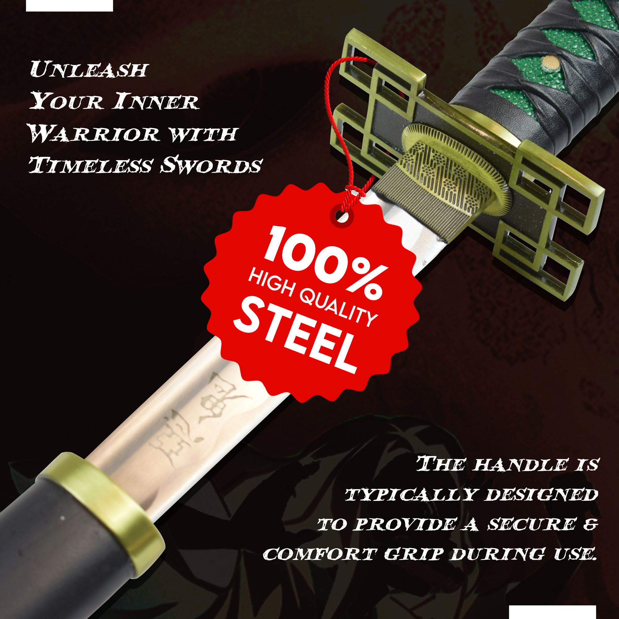 Demon Slayer: Kimetsu no Yaiba - Tokitou Muichirou Schwert - handgeschmiedet