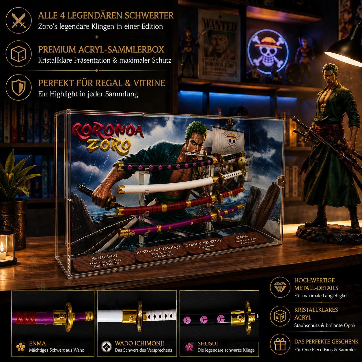 One Piece - Roronoa Zoro Sammlerbox – Exklusive Premium Edition