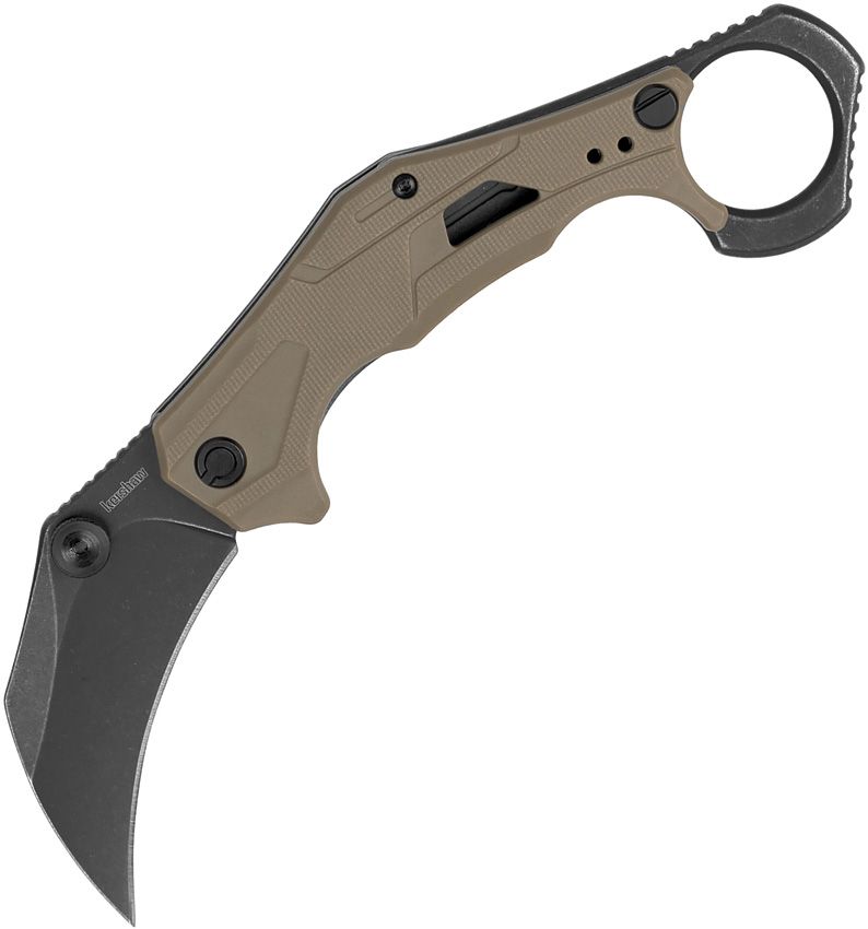 Outlier, Brown Handle, Black Blade