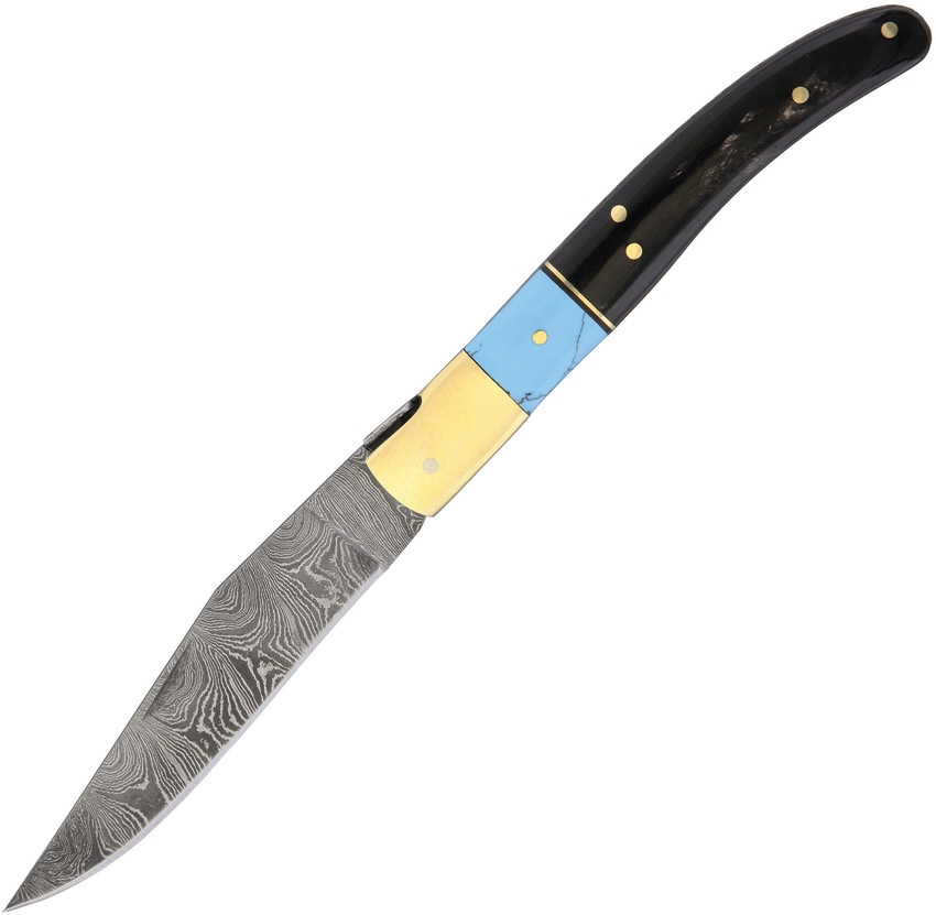Turquoise And Horn Folder