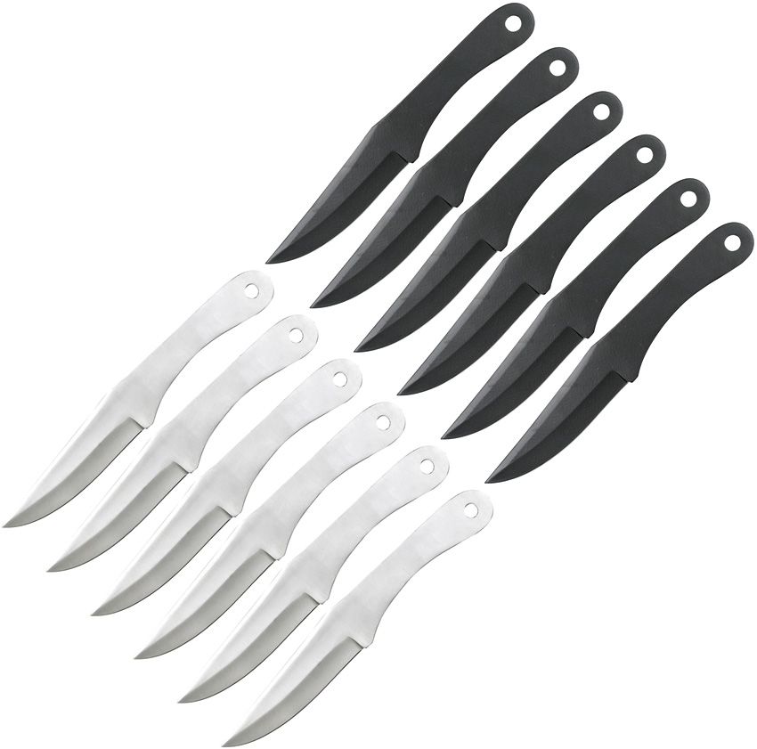 12 throwing knives with pouch