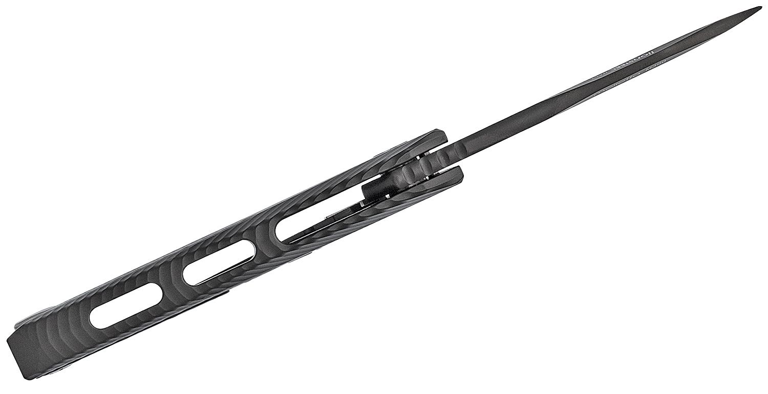 ROK A BB, M390 Black Blade, Black Aluminum Handle