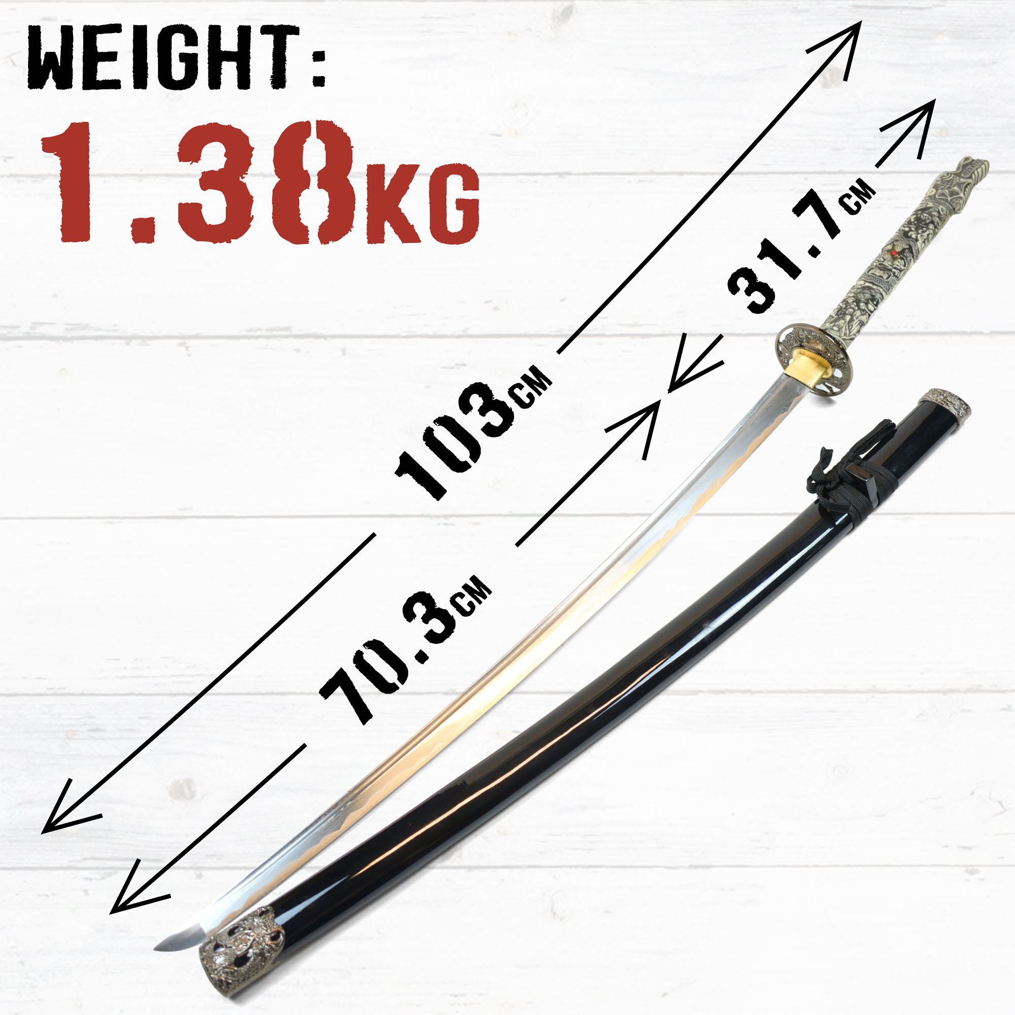 Highlander - Duncan MacLeod Katana - handgeschmiedet & gefaltet, Set