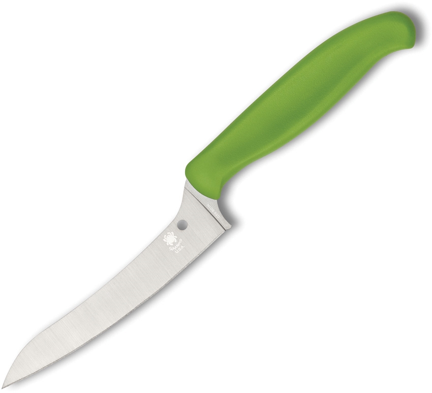 Z-Cut Kitchen Knife, green, plain edge