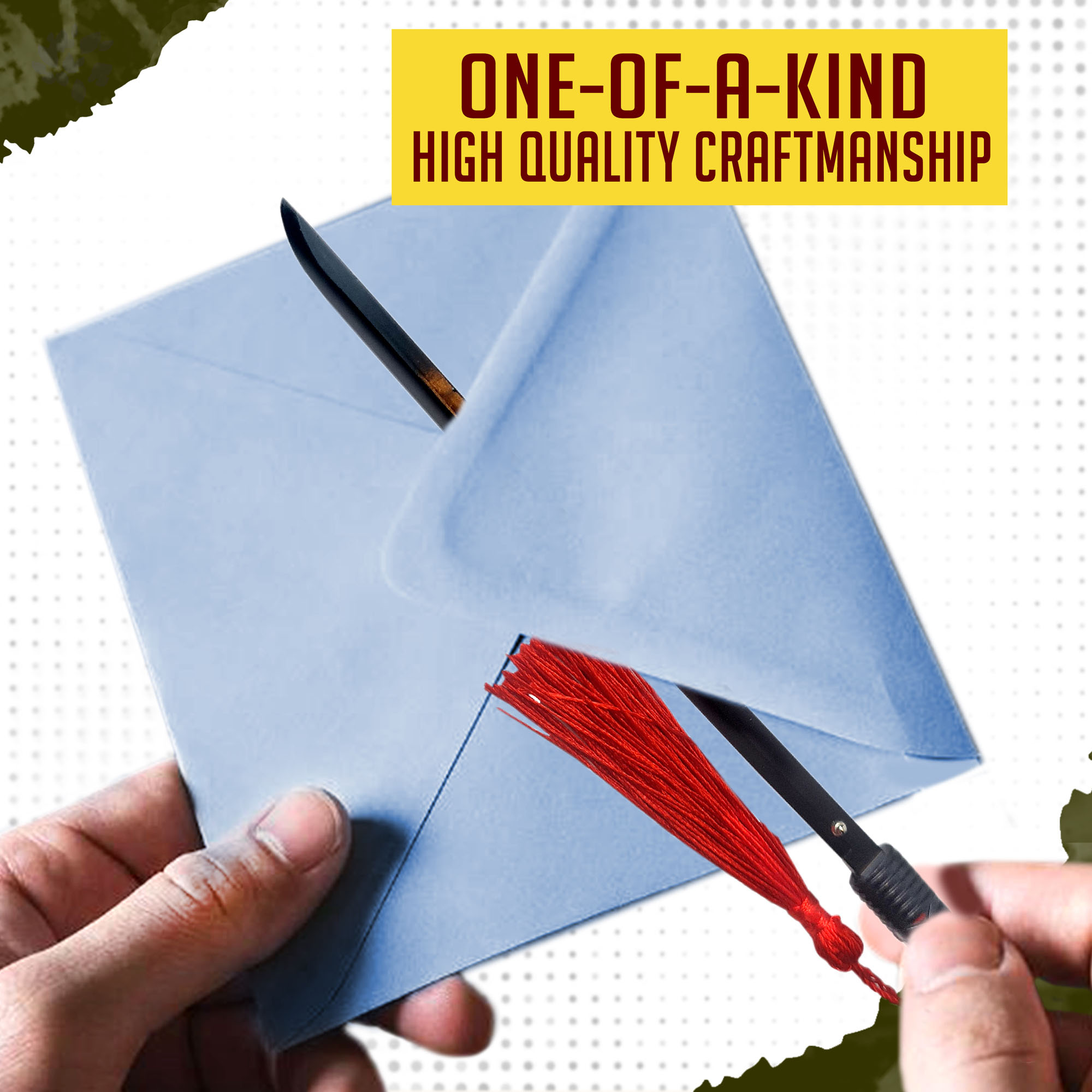 Naruto-Schwert – Kakashis Katana aus der Anbu-Ära, Schwert-Brieföffner mit Scheide und Ständer