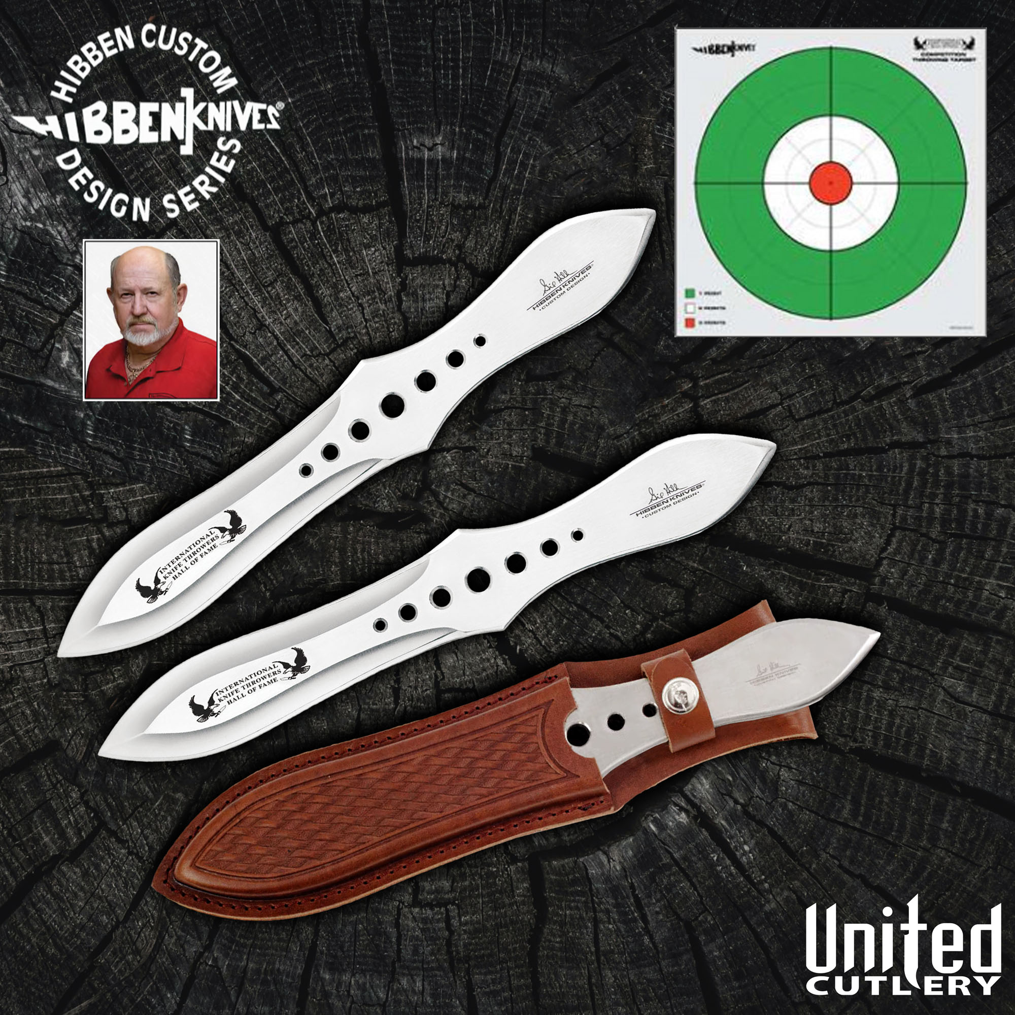 Hibben Competition Thrower Triple Set small Hibben Competition Thrower Triple Set small