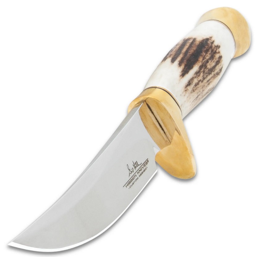 Gil Hibben Whitetail Skinner Messer mit Scheide – Deutsche Stahlklinge