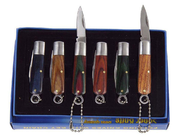 Mini Pocket Knife Set 6 pieces