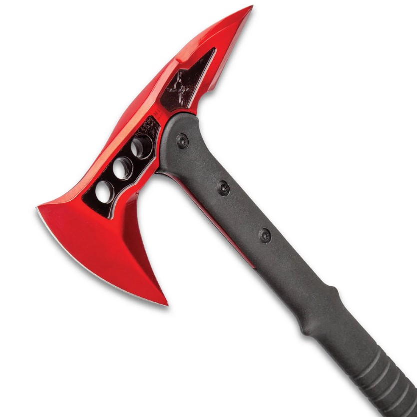M48 Tactical Tomahawk Axe With Sheath, Red