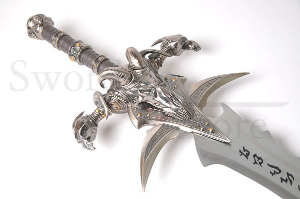 Warcraft - Frostmourne Schwert - Replik mit Wanddisplay