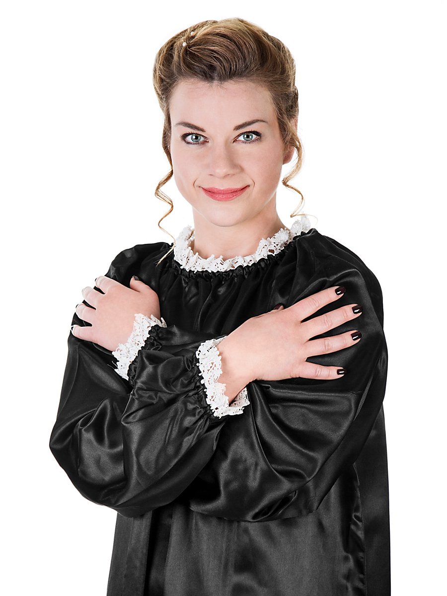 Chemise schwarz, Größe L/XL