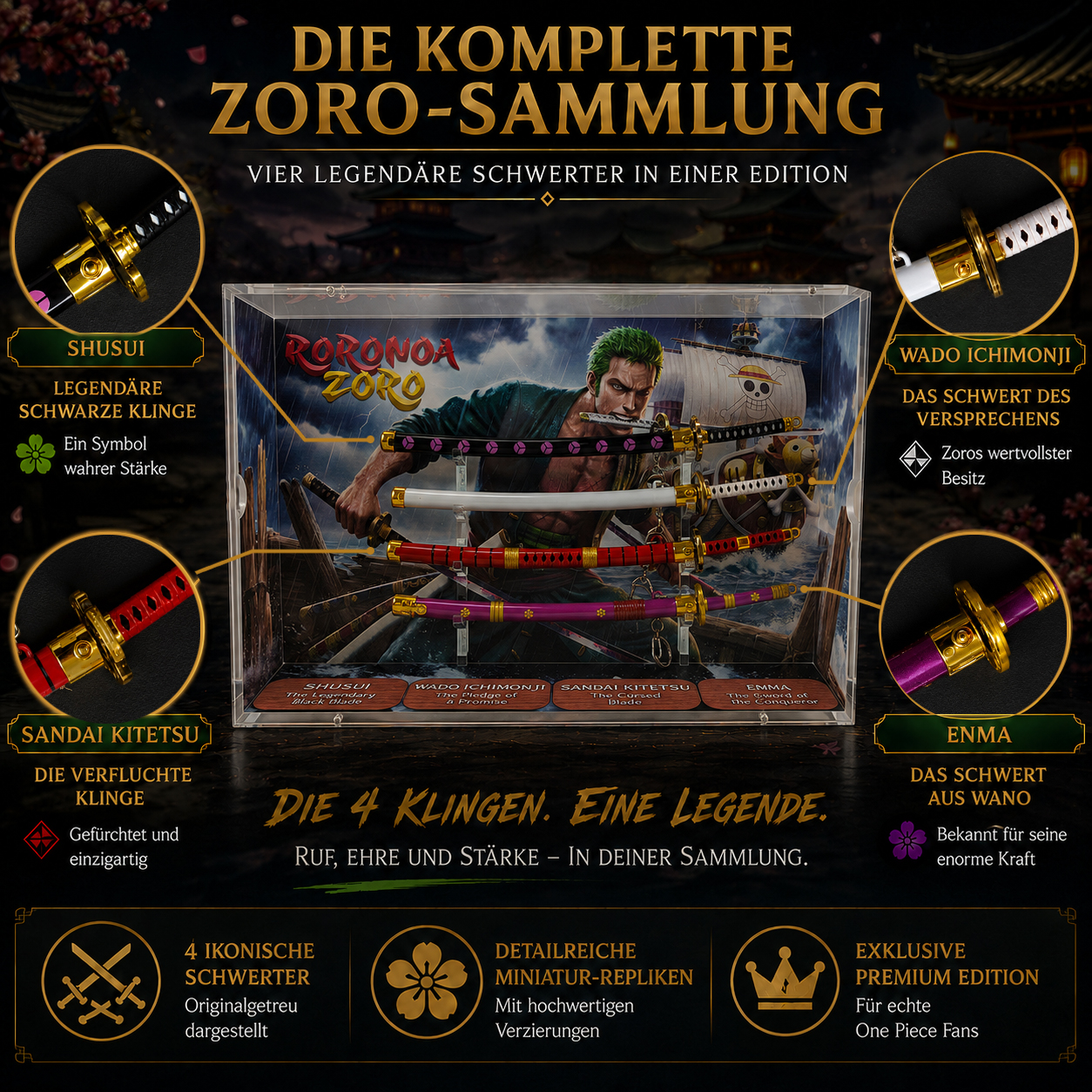 One Piece - Roronoa Zoro Sammlerbox – Exklusive Premium Edition