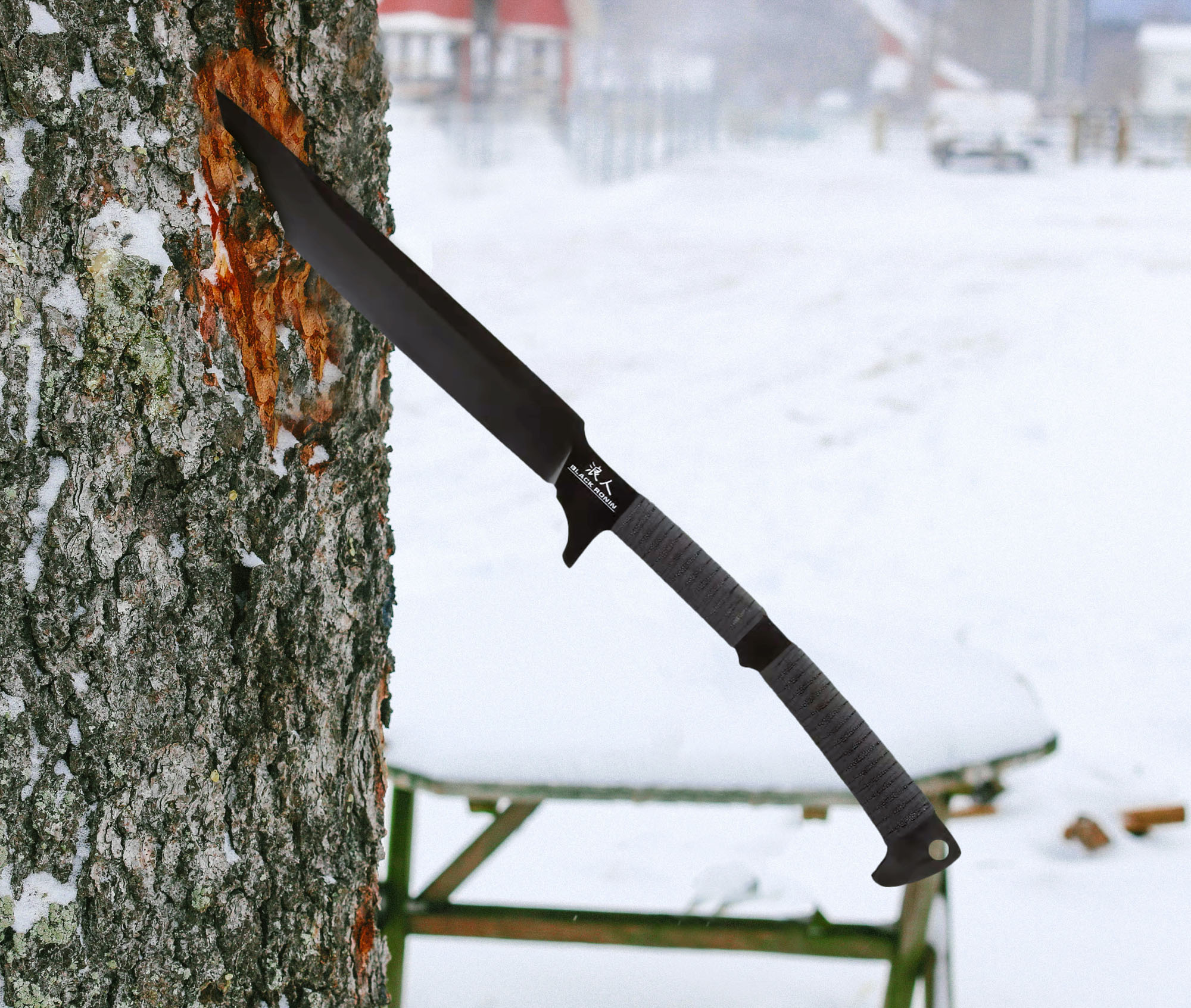 Black Ronin Black Tak-Kana Sword With Scabbard