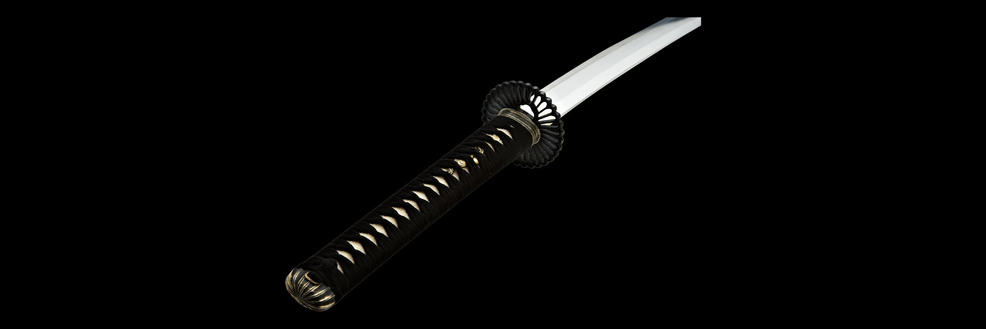 Daimyo Tamahagane Shobu Katana 71,12 cm Silver Wheel
