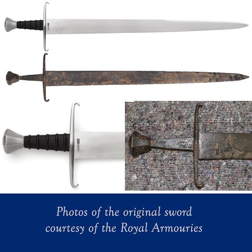 Englisches oder französisches Single-Edged Arming Schwert, Royal Armouries Collection